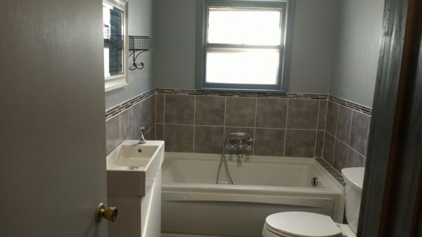 A bathroom remodel