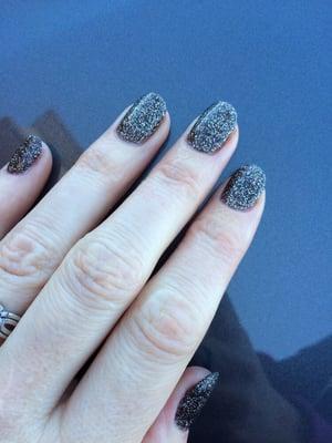 Black sparkles for New Years!