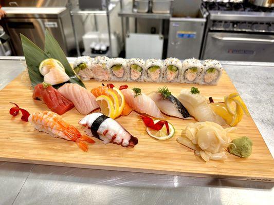 8 Piece Nigiri Combo with Cali Roll