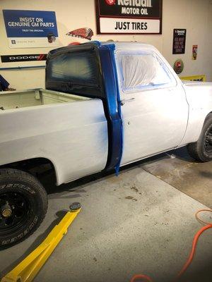 Chevy C10 - Sanded down and ready for new coat of paint