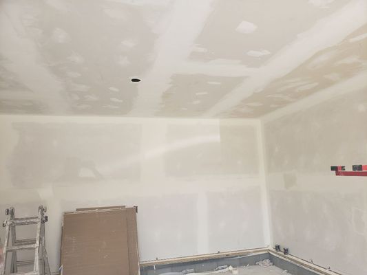 Drywall finished sanding