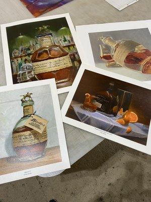 Blanton's bourbon prints in all shapes and sizes available on my website or studio