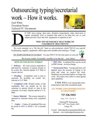 Sample Newsletter