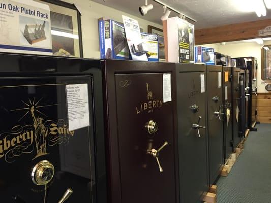 We offer the LARGEST INVENTORY of LIBERTY SAFES IN NEW ENGLAND!