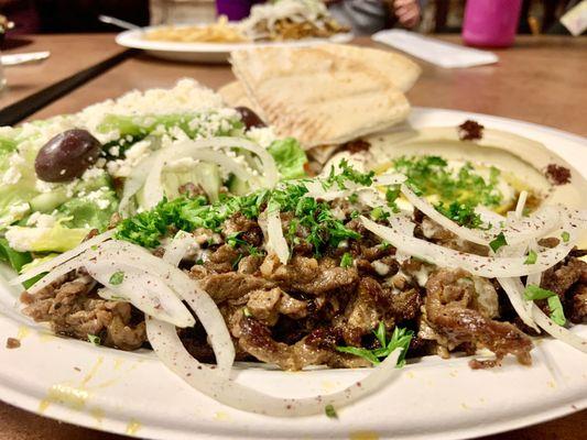 Beef Shawarma Dinner Platter