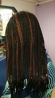 Shoulder length box braids