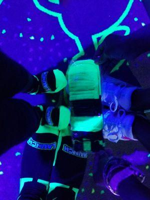 Don't forget your glow socks