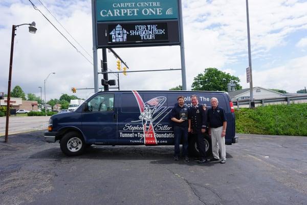 Carpet Centre Carpet one Supporting Building for America's Bravest