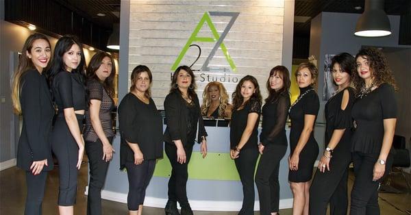 A2Z Hair Studio Team 2015