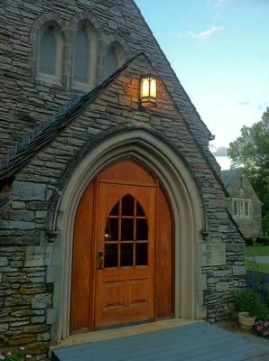 The entrance to chapel