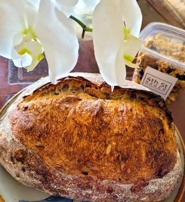 The Toasted Walnuts & Mixed Seeds Sourdough Bread. And the Granola.