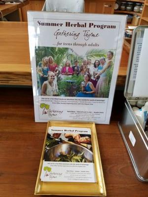 Hands on herbal learning summer program