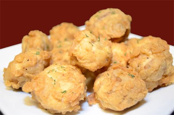 Hand-battered Fried Mushrooms