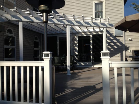 Installed Patio doors to create open look in Kitchen