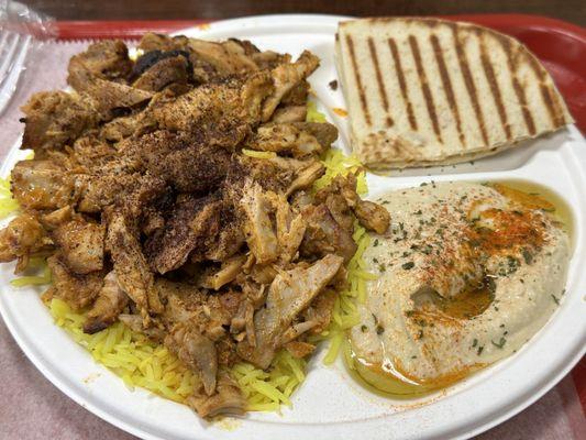 Chicken Shawarma Platter