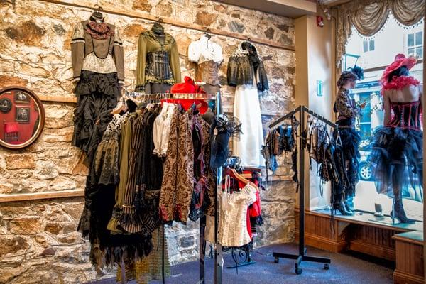 Steampunk clothing boutique