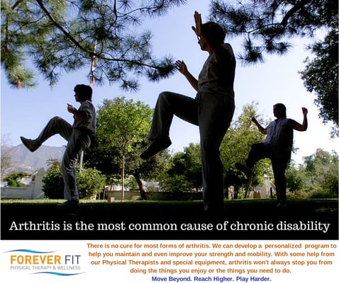 Don't let arthritis pain keep you from doing the things you want or need to do. Let our physical therapists help.