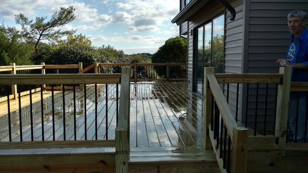 Beautiful wood deck