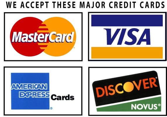 We accept this credit card