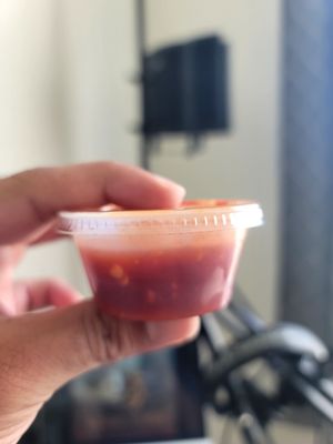 3/4 cup of sauce for $.50  What a scam!!