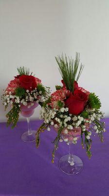 Dinner Arrangements for Wedding Gathering or Christmas Gathering.