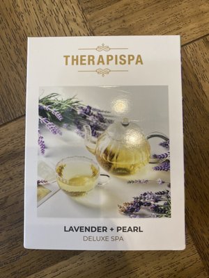 Lavender Deluxe spa pedicure