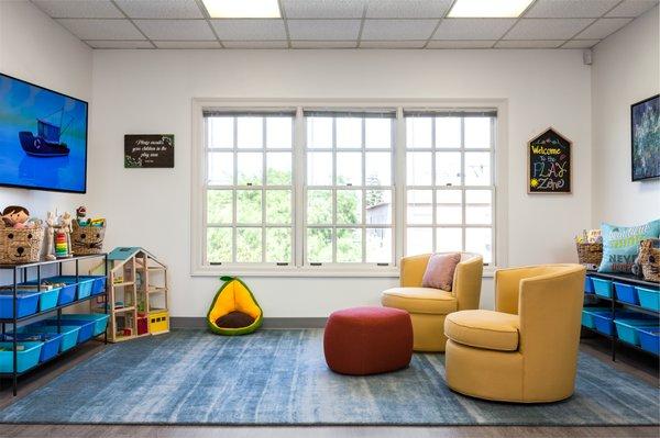 Dedicated child therapy area