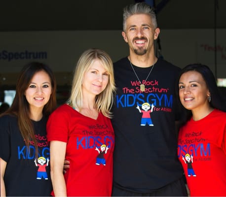 Jess, Kate, Abby (L), and Grace (R). We Rock the Spectrum Woodland Hills. Photo by: Kathleen Lantos Photography