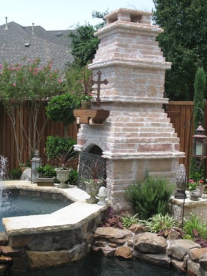 Outdoor Fireplace