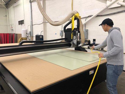 Metal Panel Fabrication - Laser Cutting Panels