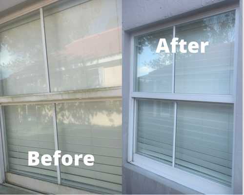 Mold removal and window cleaning