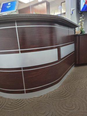 Reception desk