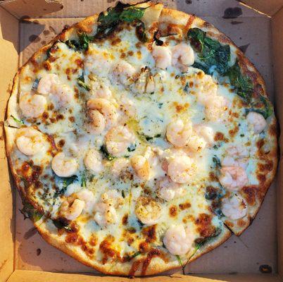 Shrimp Florentine Apizza