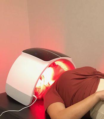 LED Light Therapy for fine lines, wrinkles, acne, hyperpigmentation and more.