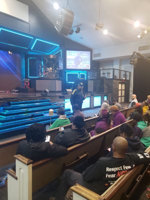 Apostle Mike teaching