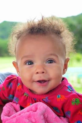 Infants thrive in their unique Montessori classroom.