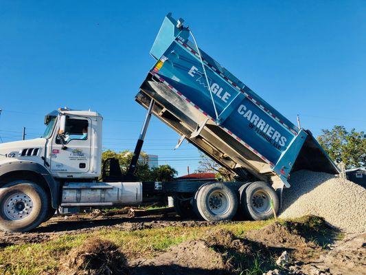 Aggregate Materials - #4 Drainage Ballast, #56 Stone, #89 Stone Pearock Crushed Lime Rock, and other materials available