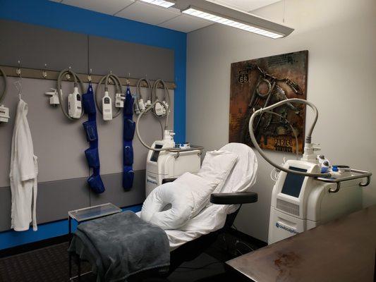 Coolsculpting treatment room