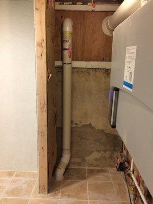 relocated radon system!  thank you for the fast turnaround Bryan!