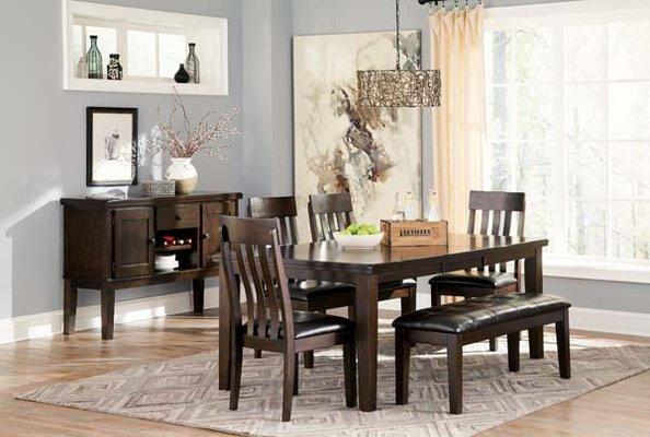 Dining Rooms by Ashley Furniture starting at only $8.99 p/week! Apply today and receive $3500 credit!