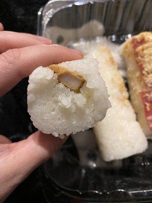 Sushi roll brick, with no sauce