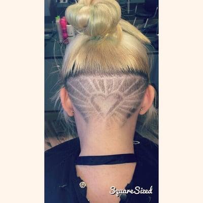 I work here full time. I did an undercut/ design on my coworker and she absolutely loves it.