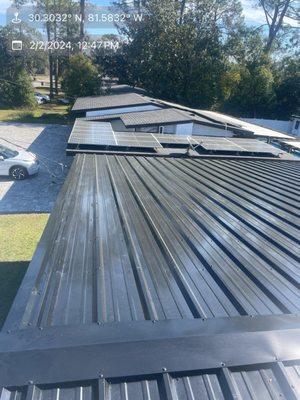 We facilitate metal roofs as well!  Not just asphalt shingles