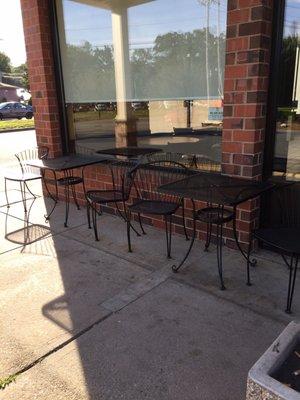 Outdoor seating