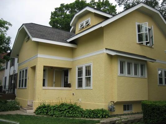 Stucco project in Uptown, Minneapolis