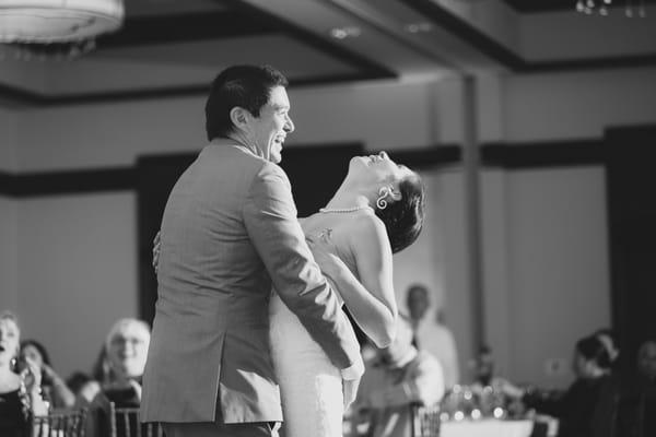 One of my favorite candids taken during our first dance