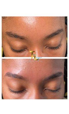 Eyebrow clean up