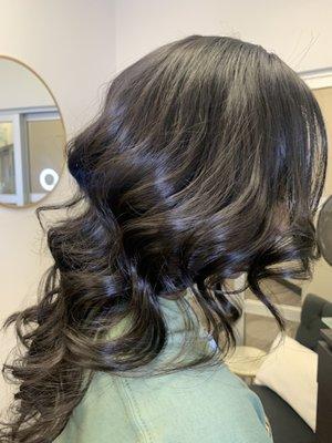 Waves on a sew in weave