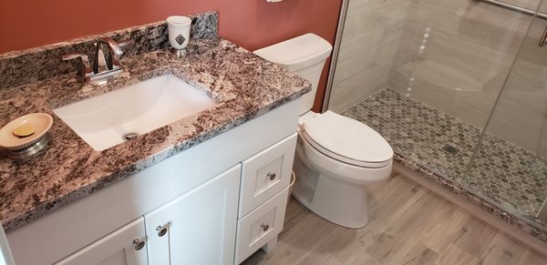 Naperville master bath