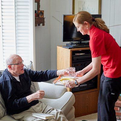 Meal preparation and serving can make life just a little bit easier.